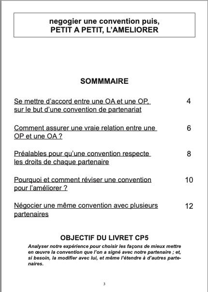 Cp5 sommaire