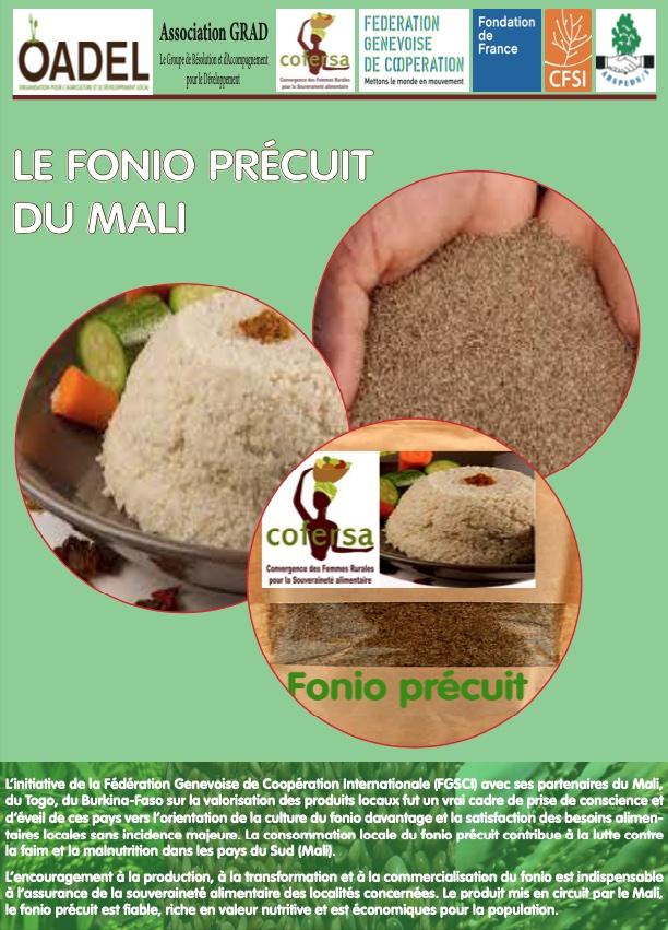 Le fonio précuit du Mali